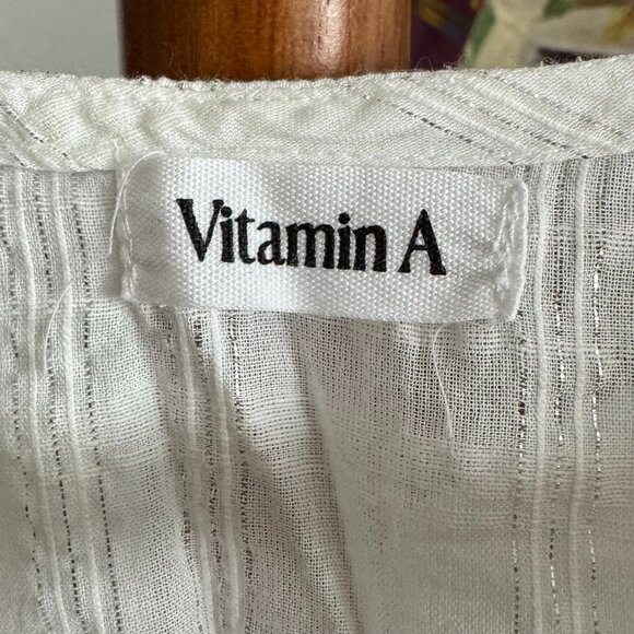 Vitamin A - Cannes Caftan in White - Picture 7 of 8